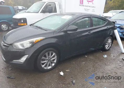 2014 Hyundai Elantra Se from USA, damaged, VIN 5NPDH4AE5EH482390